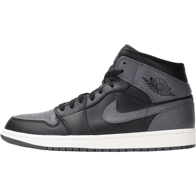 Nike/耐克正品 AIR JORDAN 1 乔1男子中帮缓震运动篮球鞋554724