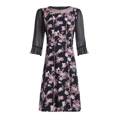 声雨竹秋款新品荷叶袖甜美