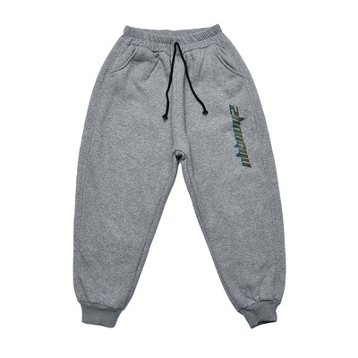 胖男童加绒加厚裤子冬季保暖裤