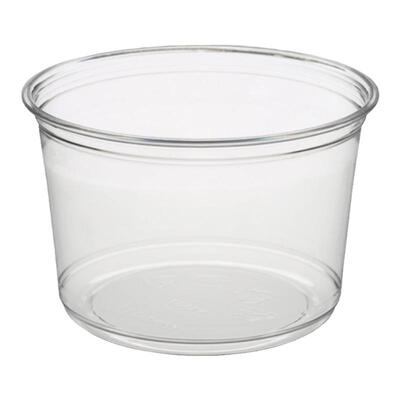 冰粉打包盒圆形高透明加厚一次性