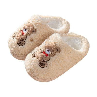 爱贝迪拉儿童棉拖鞋冬季保暖拖鞋