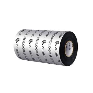 ZEBRA斑马原装碳带蜡基混合基树脂碳带标签打印机70 80 90 110mm×300m热转印碳带不干胶铜版纸亚银纸合成纸