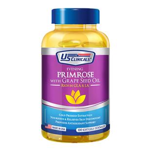 优思克利月见草胶囊调节内分泌卵巢保养维生素e葡萄籽油「临期」