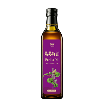 100%纯正紫苏籽油无添加正宗冷榨苏子油旗舰店正品保真健康食用油