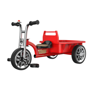 儿童三轮车带后车斗自行车脚踏车单车双人童车玩具车宝宝生日礼物