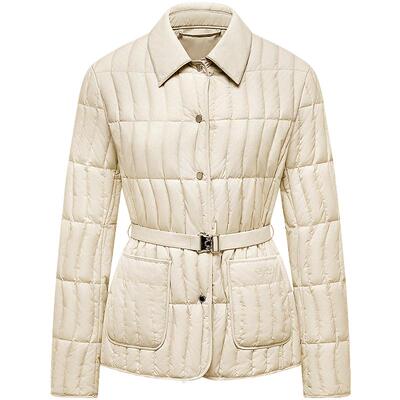 700蓬鹅绒|波司登26春新款轻薄羽绒服短款外套女老钱收腰通勤叠穿