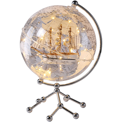 透明办公室地球仪轻奢