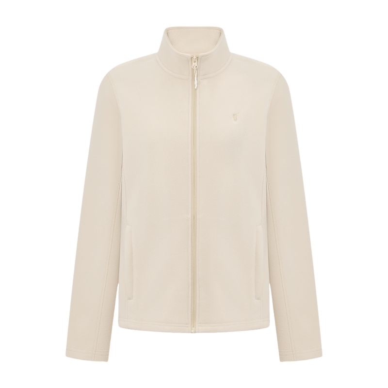 POLOWALK女士摇粒绒立领外套秋季新款通勤百搭上衣运动潮流开衫