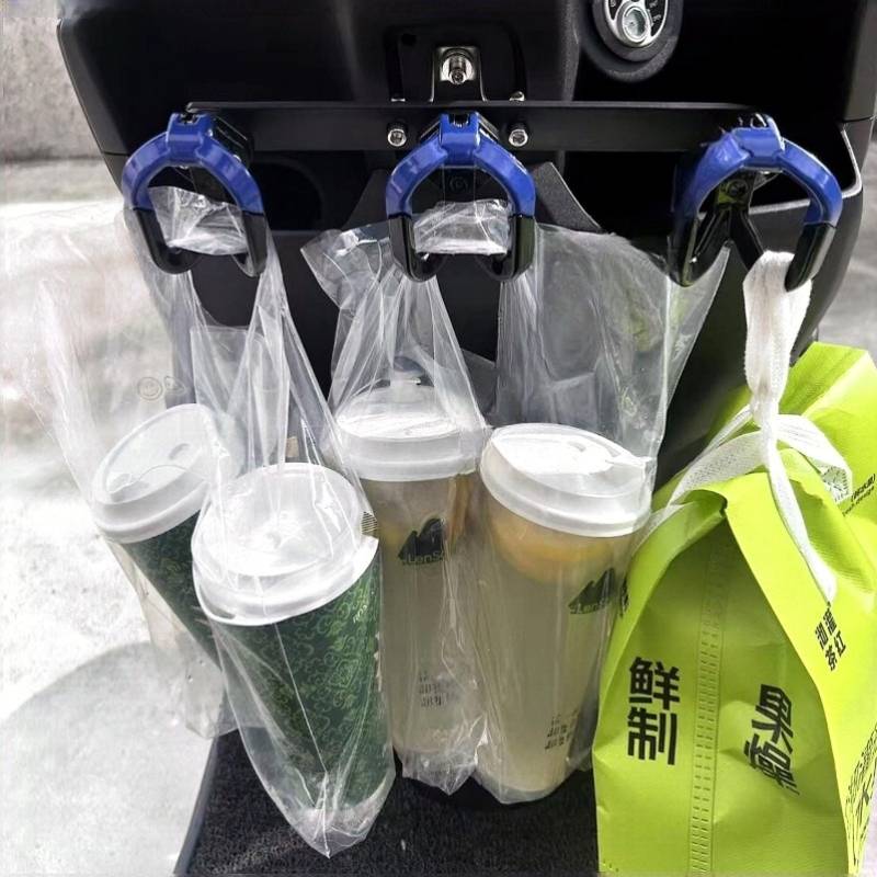 外卖挂餐神器前置拓展电瓶车踏板摩托车挂钩送餐防撒架子