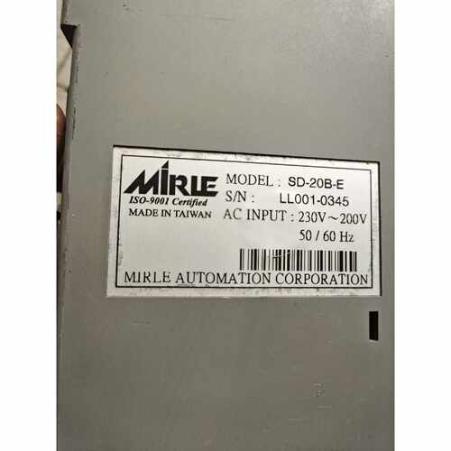 议价MIRLE盟立SD20BE伺服驱动器拆机件230V维修