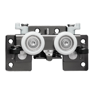 固特幽灵门隐形轨道双向缓冲五金配件推拉平移门专用吊滑无轨吊轮