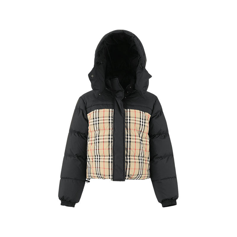 BURBERRY连帽面包羽绒服棉服外套