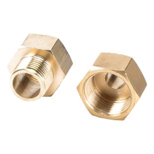 全铜压力表转换接头 内外丝补芯 2分内丝