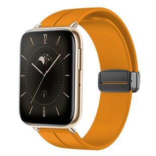 玩物尚智适用oppo watchX2硅胶表带智能手表oppowatch4pro新款3pro磁吸男女款夏天替换oppo2/1代个性腕带配件