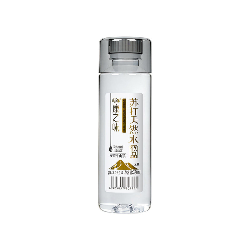 康之味苏打天然水330ml整箱15瓶