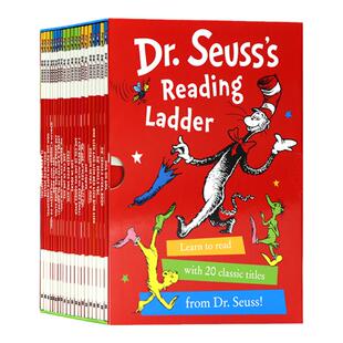 Dr. Seuss 苏斯博士经典绘本 Hop on pop Fox in Socks 苏斯博士英文原版 廖彩杏英语原版儿童读物 启蒙早教 韵文读物 故事图画书