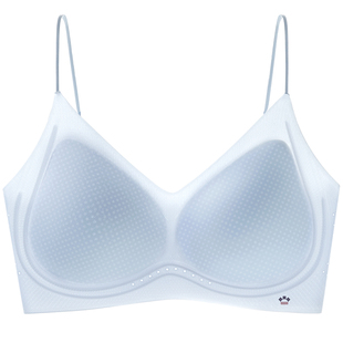 HelloSunny森呼吸粉底液隐形无痕内衣女士小胸聚拢细肩带文胸肤色