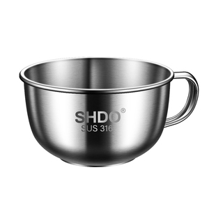 膳大皇德国316不锈钢幼儿童水杯宝宝牛奶杯防摔小杯子学饮敞口杯