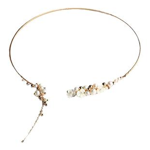 YOUR EARS 原创设计手作锁骨链女设计感小众天然珍珠轻奢项圈项链