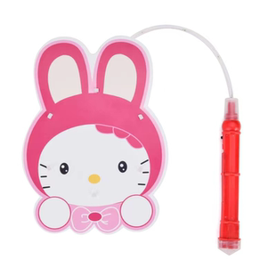 元宵节灯笼新款DIY中秋节手提灯笼卡通发光夜光儿童玩具元旦晚会