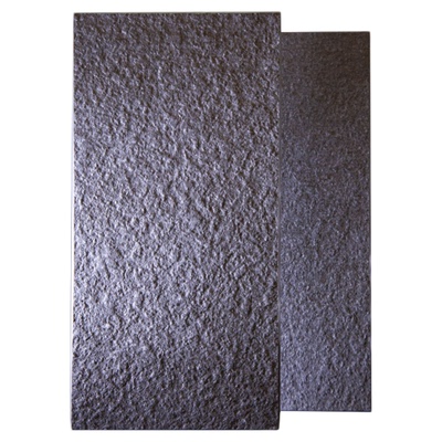 佛山通体火烧石面岩板800x2600极光黑15毫米吧台餐桌厨房台面板