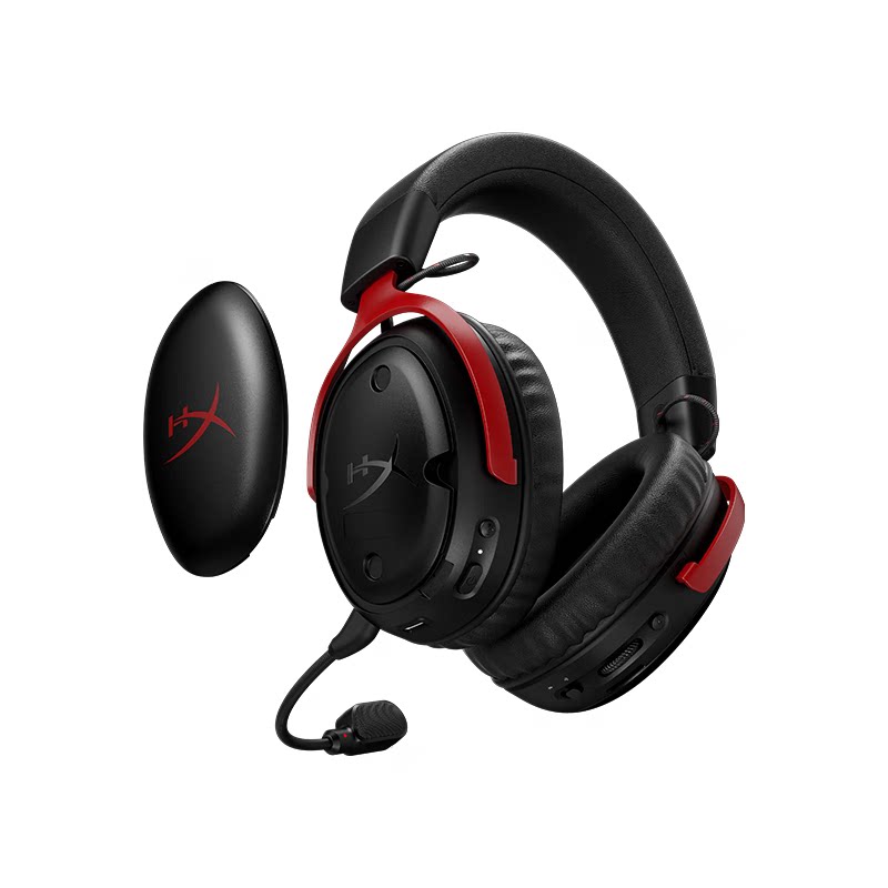 HyperX极度未知飓风3无线/3S加强版冰霜白色头戴式游戏耳机