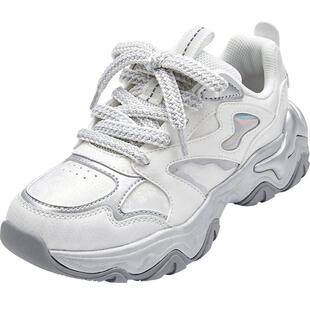 巴拉巴拉童鞋儿童运动鞋女童春秋透气时尚跑步鞋国风纹理慢跑鞋子