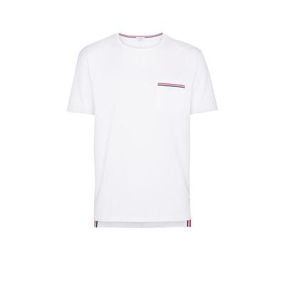 【自营】Thom Browne汤姆布朗TB短袖T恤男款纯色套头上衣男女同款