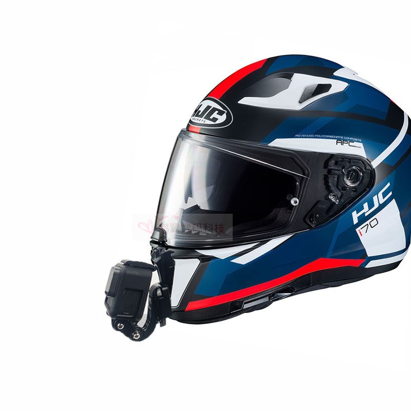 SHOEI Z7 X14摩雷士AGV ARAI gopro运动相机头盔下巴支架骑行配件