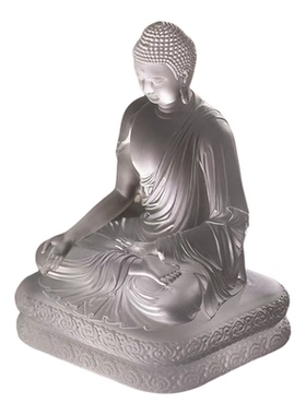京铜古法琉璃佛家用佛堂供奉摆件