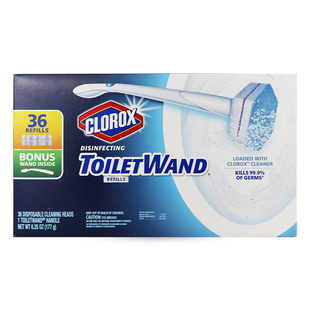 美国进口Clorox高乐氏一次性马桶刷替换刷头清洁即抛型威猛先生