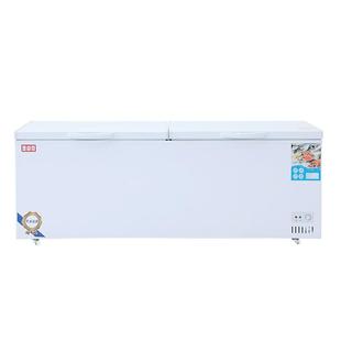 墨香雪冰柜商用大容量冷冻冷藏超大卧式单温双温铜管速冻超市冰柜