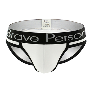 新款无畏船长男式纯棉三角裤 低腰宽边U囊袋舒适透气运动性感内裤