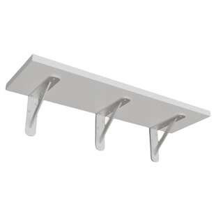 墙上置物架加宽实木壁挂三角架定制墙壁隔板书架承重微波炉置物架