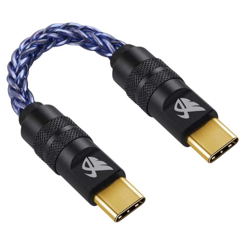 otg音频线苹果手机连接hifi耳放升级解码镀银小尾巴typec转typec