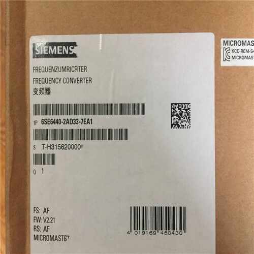 议价6SE6440-2AD35-5FA1西门子M440变频器 带内置式A滤波器380V 5