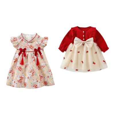 周岁女宝宝礼服包屁衣婴儿衣服