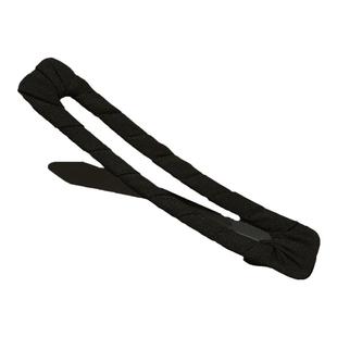 简约黑色布艺发夹气质边夹韩版绕布BB夹发卡刘海夹后脑勺碎发夹子