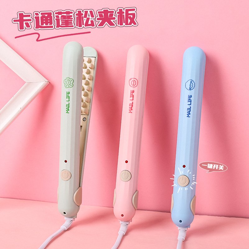 缤红卡通盒装蓬松玉米蓬松卷发器迷你夹头发夹板棒玉米须女士美发