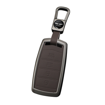 16款捷尼赛思G90钥匙套Genesis捷恩斯G70壳ROHENS劳恩斯G80全包扣