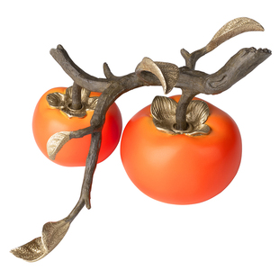 铜师傅 铜摆件《好事成双》桌面客厅玄关乔迁礼物事事如意摆件