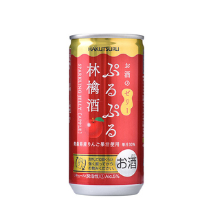 白鹤Q弹苹果酒190ml*3瓶日本原装进口果冻酒气泡酒果酒预调鸡尾酒