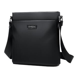 七匹狼斜挎包男士大容量单肩包商务通勤公文包牛津布中老年背包男