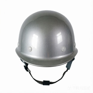 灰色安全帽建筑工地高强度加厚劳保夏季透气贵宾领导监理头盔印字