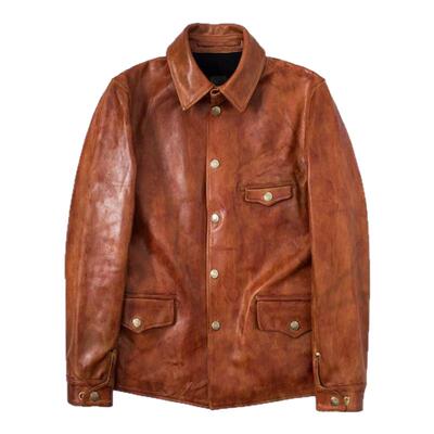 海觉hdk牛皮皮衣司闸员