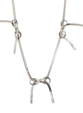 夏日甜心~简约蝴蝶结锁骨链夏天项链轻奢小众高级感蛇骨链choker