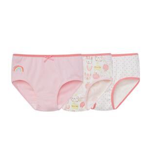 丽婴房儿童宝宝纯棉平脚裤男童女童透气卡通全棉三角裤不夹p内裤