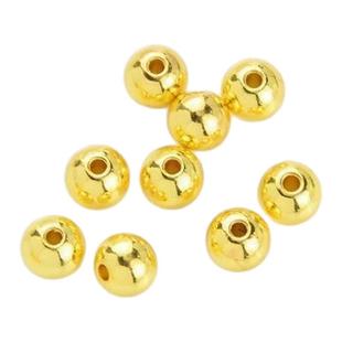 2-4mm保色金色小珠子金银隔珠混搭隔离珠子diy手工手链配件材料