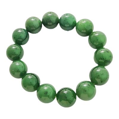 芝喜安和田碧玉手串男玉石手链