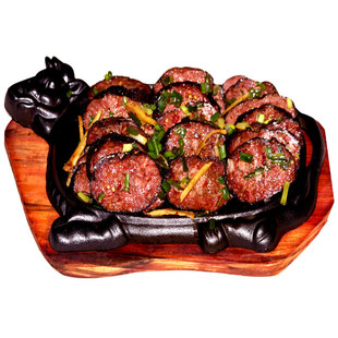 湖南特产农家柴火烟熏手工香辣邵阳猪血丸子贵州猪血粑豆腐干圆子